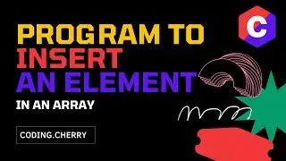 Program to insert an element in an array at specific position