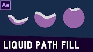 Tutorial 03: Liquid Text Fill with a Path in After Effects ✔