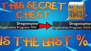 This Secret Chest is the Last % for Dragonspine | Genshin Impact | Exploring Dragonspine