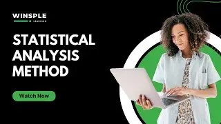 Statistical Analysis Method | Upskill with Winsple Learning