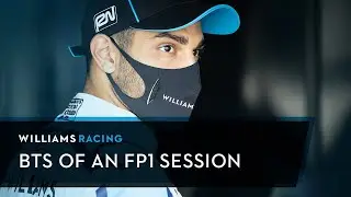 Behind-the-scenes of an FP1 session with Roy Nissany | Williams Racing