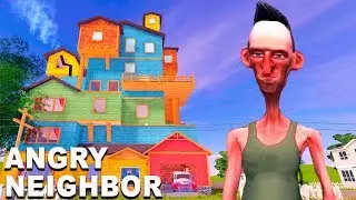 ЭТОТ СОСЕД ОЧЕНЬ СТРАННЫЙ! Пробрался в ДОМ СОСЕДА ПОКА ОН СПАЛ Игра Angry Neighbor от Cool GAMES