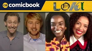 The Cast of 'Loki' Interview (Tom Hiddleston, Owen Wilson, Gugu Mbatha-Raw, Wunmi Mosaku)