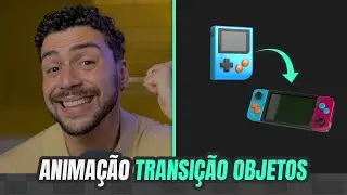 Como ANIMAR TRANSIÇÃO de objetos no Cinema 4D