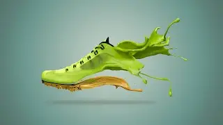 How to make Shoe Paint Splash in Photoshop CC