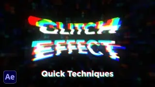 Glitch Effect Tutorial in After Effects | RGB Glitch Effect | Popular Glitch Effects | Free Template