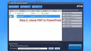 How to Convert PDF Files to PowerPoint Presentation in Windows 8