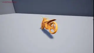 UE4 Test Motorcycle With Acceleration, Suspension and Steering