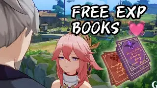 FREE EXP BOOKS for EVERYBODY! | Genshin Impact Guide
