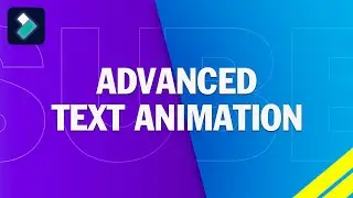 Motion Graphics Text Animation on Filmora 13