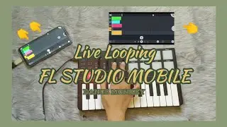 Live Looping in Fl Studio Mobile + Panda Mini MIDI Controller