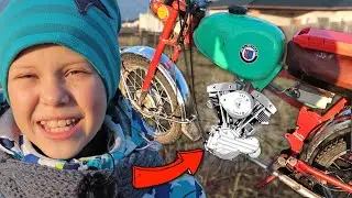 Новое Сердце для Дырчика ! Ремонт и Покатушки на Мопеде Карпаты Влог