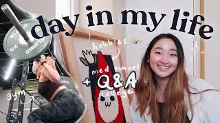 gap year vlog before med school (ꈍᴗꈍ)✧･ﾟ* college/premed q&a