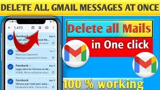 how to delete email messages all at once | how to delete mails from gmail in bulk | inbox delete all