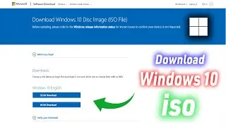 How to Download Windows 10 ISO from Microsoft Website in 2024 (FREE & EASY) By Tech Tube ...