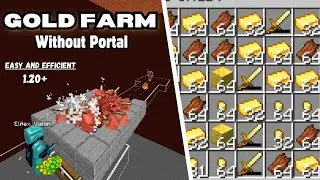 Best Gold Farm To Build in Minecraft 1.21+ (Without Portal)