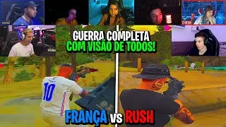 FRANÇA vs RUSH | GUERR4 COMPLETA COM VISÃO DE TODOS!