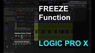 Freeze function In Logic Pro X