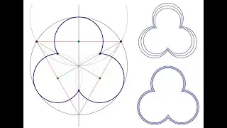 Using JavaScript, SVG and HTML to construct a Trefoil design