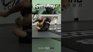 Ridiculous jiu jitsu guard flexibility at Grapple Mania!