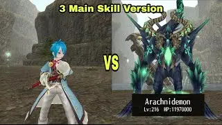 Toram Online - Solo VS Arachnidemon Nightmare (Katana)