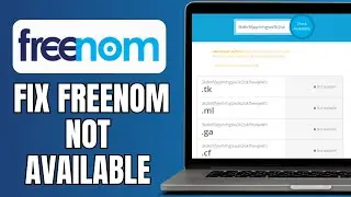 How To Fix FREENOM Not Available