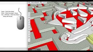 SketchUp - Using Mouse to Move in 3D