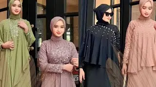 30 Model Gamis Kombinasi Brokat Terbaru 2023 Mewah dan Elegan