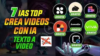 TOP 7 Mejores IAS PARA CREAR VIDEOS que DEBES PROBAR 2024 GRATIS