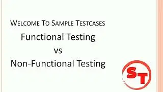 Differences Between Functional and Non-functional Testing