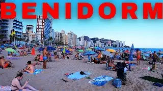 😍😍😍BENIDORM 2021🌴  -  Full of Life on Levante Beach  37°☀️