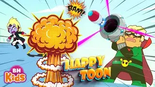 Hoạt Hình Happy Toon, Siêu Nhân Vui Vẻ | Người Bảo Vệ Lõi Năng Lượng: Con trai của bố