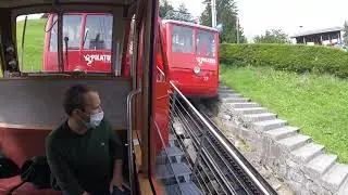 Pilatus Bahnen - самая крутая в мире зубчатая железная дорога/ the world's steepest cogwheel railway