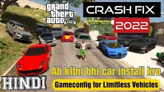 GTA5 Game Crash After Installing Mods ? | FIXED! | Gameconfig File For Limitless Vehicle | 2022