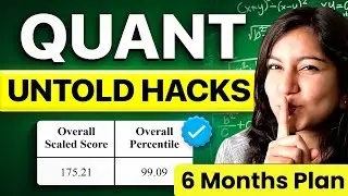 Weak in Maths? ➤ CAT Quant Hacks that Got Me into IIM-A | CAT 2024 Preparation Strategy