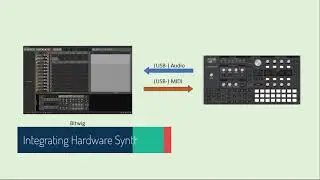 Integrating Hardware Synthesizers in Bitwig Studio - Setup, Synchronisation, Recording, Playing