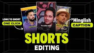 🎙️Podcast Shorts Kaise Banaye ? Shorts Editing Tutorial