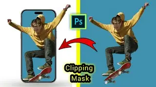 Clipping mask Short Photoshop Tutorial learn photoshop #shorts