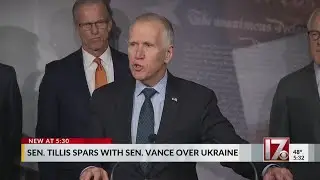 NC Sen. Thom Tillis spars with Sen. J.D. Vance over Ukraine