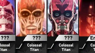 All Colossal Titans from Attack on Titan