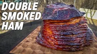 Glazed Double Smoked Ham | Ash Kickin' BBQ