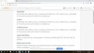 Variables| Assignments| Identifiers in Python