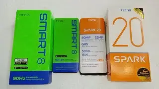 infinix smart 8 vs Tecno spark 20: speed test