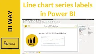 Series labels in a Line chart in Power BI