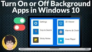 Turn off background apps windows 10 | how to | 2021 💻⚙️🐞🛠️