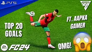 FC 24 - TOP 20 GOALS #10 Ft. Aapka Gamer | PS5™ [4K60]