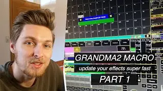 GrandMA2 | update effects MACRO - Part 1 | fridgeflo