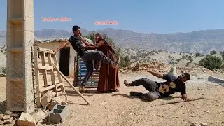 The efforts and anger of the second soldiers brother to throw the sick husband out of the house