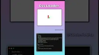 Css Process Bar | Css Loader Animation | Css Effect Video | Css Loading Bar | 