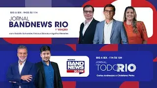 🔴[AO VIVO] BandNews Rio 1ª Edição | Jornal Todo Rio - 13/09/2024